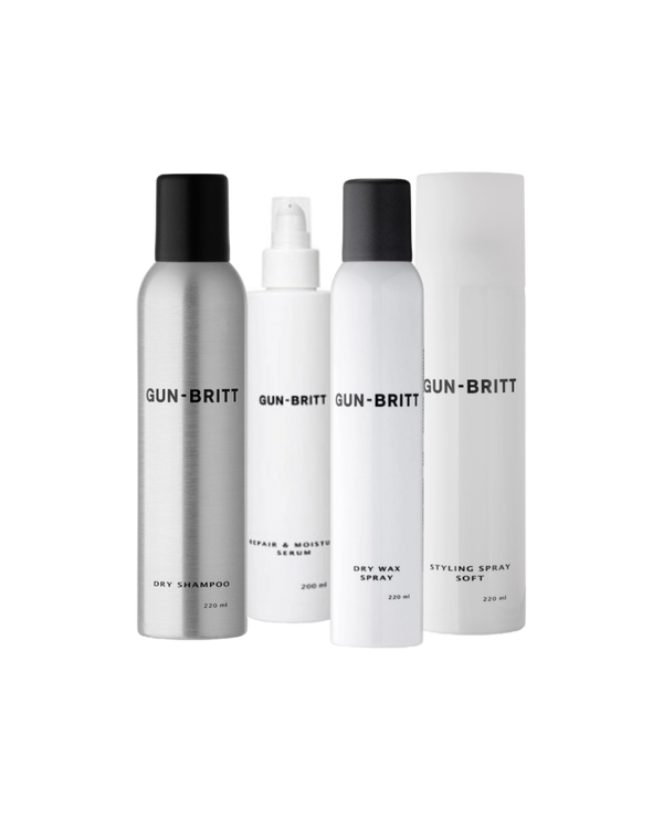 Gun-Britt Styling og pleje Pack (4 produkter)