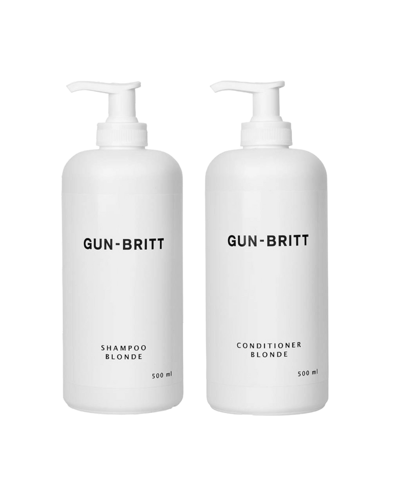 Gun-Britt ½ liters Blonde Shampoo og Conditioner Pack