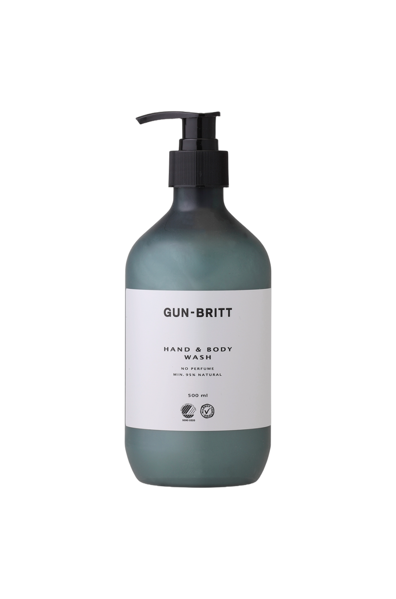 Gun-Britt Hand & Body Wash Svane & Allergy mærket